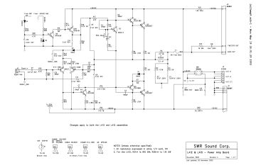 SWR LA12 schematic circuit diagram